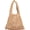 Khaki, variant on Kukuzhu Mesh Tote Bag Women's Woven Handbags Summer Travel Purse Handbag Large Hobo Bag Texture Shoulder Bag