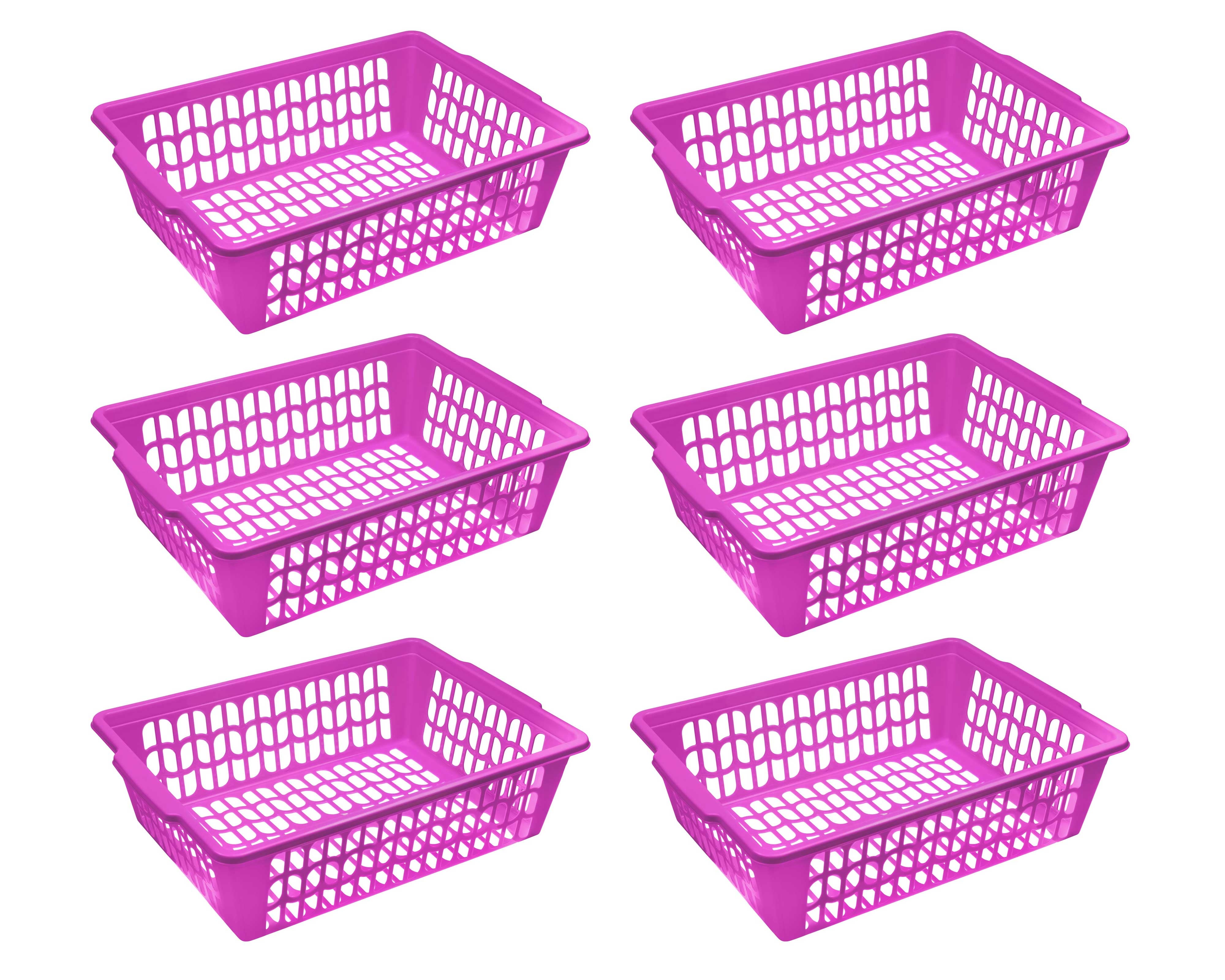 YBM Home Small Plastic Basket Paper Organizer and Letter Tray for Files