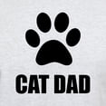 thumbnail image 3 of CafePress - Cat Dad Paw T Shirt - Men's Classic Graphic T-Shirt, 3 of 4