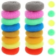 thumbnail image 4 of MOVTOTOP 30 Pack Dish Scrubbers with Long-Lasting PP Material for Nail Cleaning Assorted Color, 4 of 7