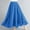 Blue, variant on Abomasnow Womens Linen Maxi Skirt Fall Boho Solid Beach Elastic High Waist Pleated A-Line Flowy Swing Long Maxi Skirts Casual Loose Fit Skirts One Size