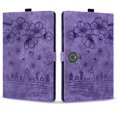 thumbnail image 2 of XYX Case for OnePlus Pad Pro 12.1 inch 2024 Released, Cherry Blossom Cat PU Leather Folio Stand Magnetic Shockproof Protective Cover (Purple), 2 of 7