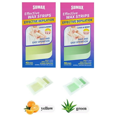 Dicasser 92PCS Wax Strips for Arms  Legs  Underarm Hair  Eyebrows  Bikini and Brazilian Hair Removal Contains 80pcs wax paper 12pcs wax removing moisturizing cotton