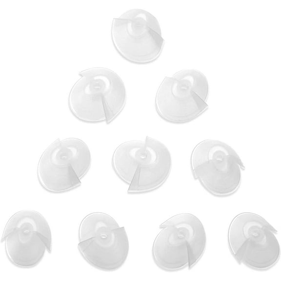 MEDca 10-Piece Hearing Aid Tulip Domes, Compatible with GN Resound Sure Fit, Clear