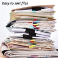 thumbnail image 6 of Portable Binder Clip Stapler with 50 Reusable Clips, Desktop Push Stapler for Paper Clamps, Handheld Binding Office Supplies, 6 of 6