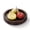 Walnut, variant on TIDITA 10" Acacia Wood Lazy Susan Turntable, 360° Rotating Countertop Organizer with Raised Rim and Non-Slip Pads for Kitchen Cabinets