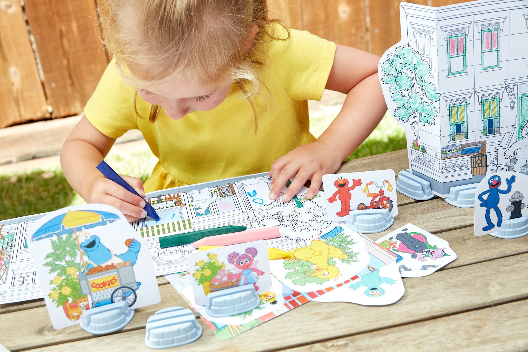 Green Toys Neighborhood Maker Coloring Activity Set