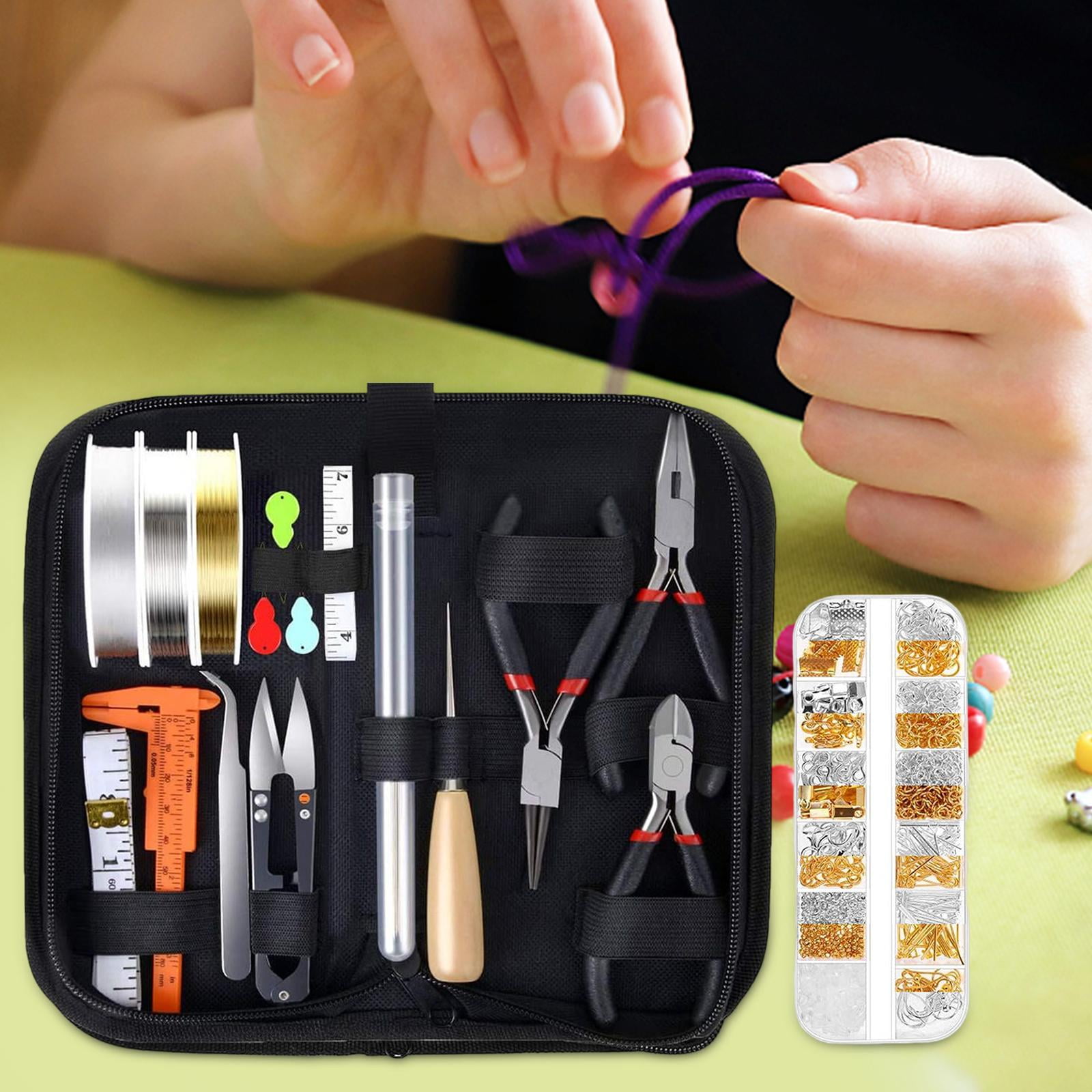 Milageto DIY Wire Jewelry Making Kit, Earring Beading Supplies Necklace, Wrapping Jewelry