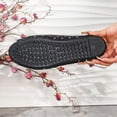 thumbnail image 5 of Gpaecead Women's Polka Dot Bow Flats Peep Toe Vintage Slip On Cushioned Insole Non Slip Shoes For Commute And Casual, A-Black, 5 of 8
