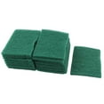 thumbnail image 1 of Unique Bargains Home Kitchen Bowl Dish Wash Clean Scrub Sponge Cleaning Pads Green 15pcs, 1 of 2