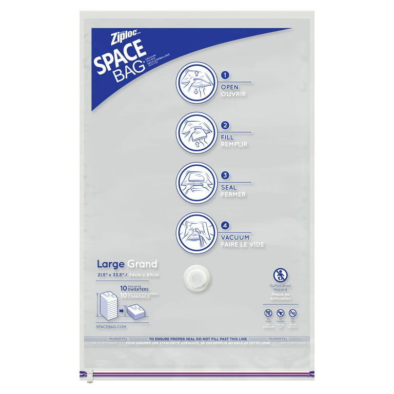 Ziploc® Vacuum Seal Space Bag®, 2 pc - City Market