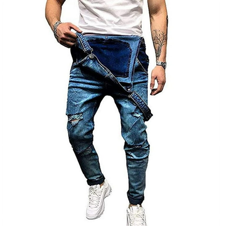 Biker jean overalls deals