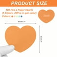 thumbnail image 2 of 100Pcs Heart Cutouts Paper for Valentines Day DIY Craft Art Project, 2 of 6
