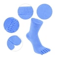 thumbnail image 3 of Unique Bargains 1 Pair Full Finger Five Toe Socks Unisex Non Slip Daily Fit Finger Socks Blue, 3 of 7