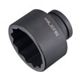 thumbnail image 1 of Unique Bargains 1' Drive 85mm 12-Point Impact Socket, CR-MO Steel 102mm Length, Standard Metric Sizes, 1 of 5