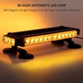 thumbnail image 4 of 12/24V IP65 30 LEDs 4-PIN Magnet Magnetic Emergency Bar Recovery Warning Strobe Light Beacon Amber 36W with 7 Flash Patterns Easy Install, 4 of 5