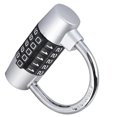 thumbnail image 2 of Spptty 5 Digit Code Lock Padlock U-shaped Suitcase Door Combination Lock, 2 of 9