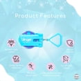 thumbnail image 3 of Blinger On The Go Mini Kit de Démarrage - Kind (Bleu) / 80 Strass / Outil de Coiffure / Sans Danger pour les Cheveux - Brosse Bling In, 3 of 5