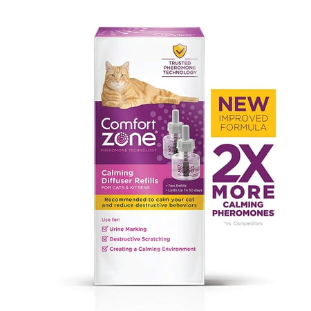 Comfort Zone Feliway Diffuser Refills for Cat (Feliway Refill Best Price)