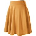 thumbnail image 3 of Women's Basic Flared Casual Mini Skate Skirt Versatile Stretchy, 3 of 8