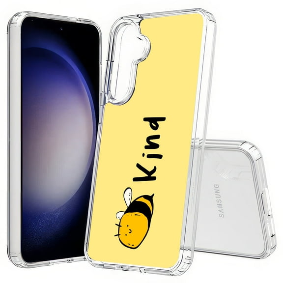 TalkingCase Slim Fit Phone Case Compatible for Samsung Galaxy S25 Plus(Not S25/ S25 Ultra), Bee Kind Print, Lightweight,Flexible, USA Print