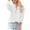 White, variant on Womens Tshirts Long Sleeve Womens Tunic Tops Fall V Neck Loose Solid Summer Stitching Blouses Business Casual Pink M