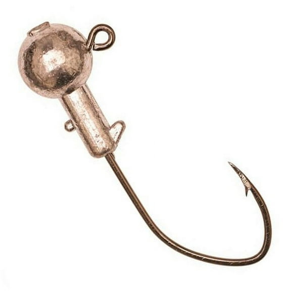 Eagle Claw Fishing Lure WBHXPV14 Pro V 1/4 Oz .Unpainted Fishing Jig Head Freshwater Lure 25 Pack