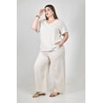 thumbnail image 2 of Conjunto de 2 pzas de lino Roman Fashion /Tallas Extras, 5652 (Arena) beige 40, 2 of 6