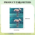 thumbnail image 4 of Easygdp Flowers in Glass Vase Golf Towel 24x16in for Men and Women with Carabiner Clip for Easy Attachment, 4 of 8
