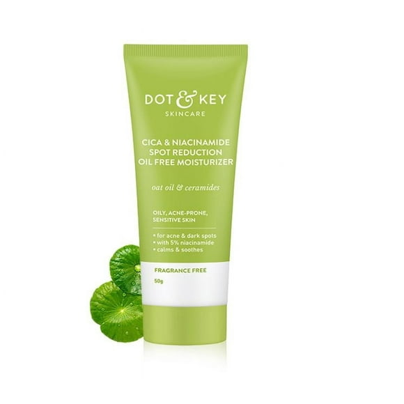 Dot & Key Cica + Niacinamide Oil Free,For Acne Prone Skin,Oil Free,Fades Dark Spots (50 g)