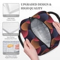thumbnail image 5 of Haiem Circular Stripes Printed Lunch Bag Women, Lunch Box Lunch Bag for Women, Small Leakproof Cute Lunch Tote Large Capacity Reusable Insulated Cooler Lunch Container, 5 of 6
