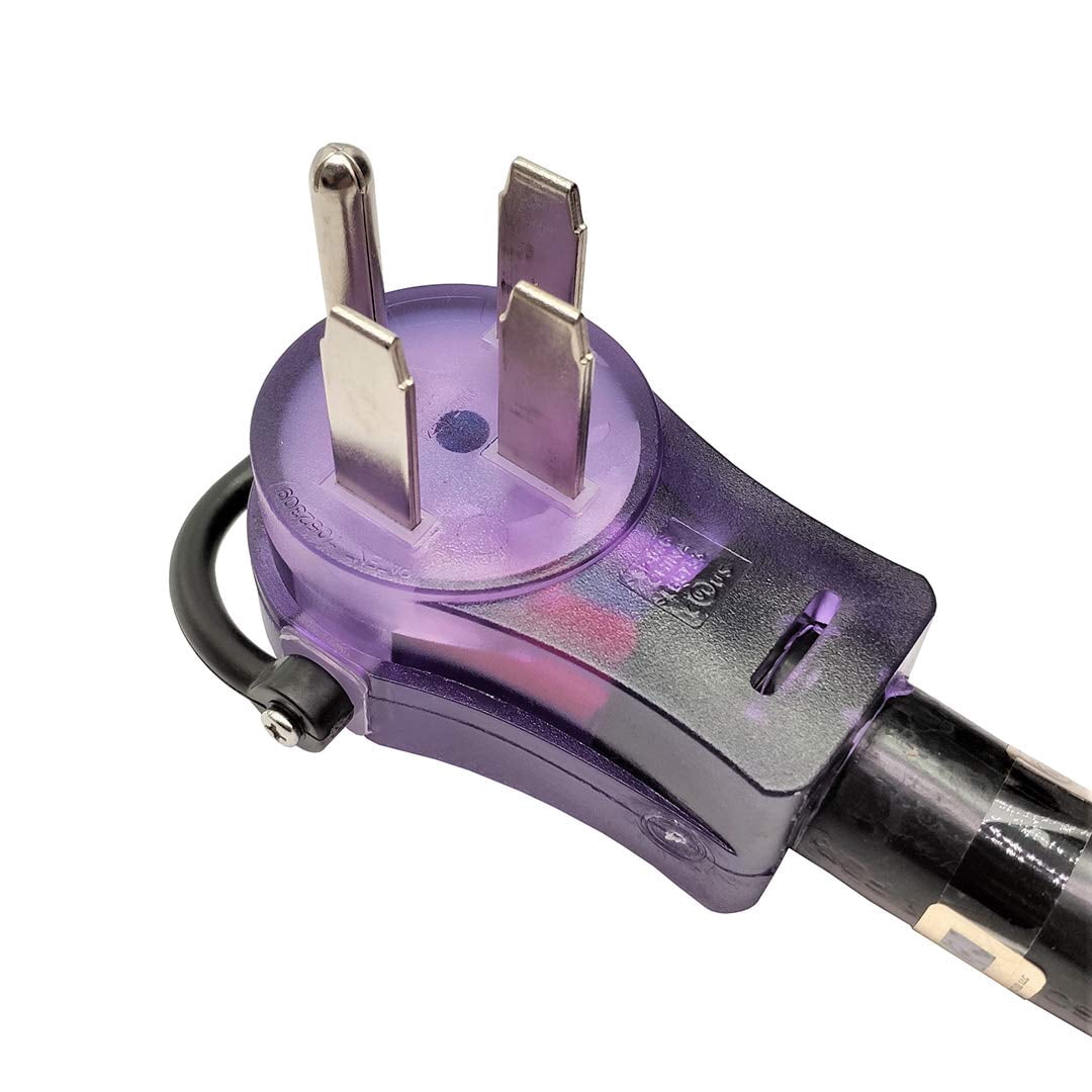 Parkworld 886177 RV 50A Extension Cord, NEMA 14-50 Extension Cord, 14-50P to 14-50R, Plug and Receptacle with Lighted (75FT)