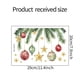thumbnail image 2 of Pegatinas navideñas para lámpara colgante de estrella para baño | Decoración festiva para pared de baño | Calcomanías navideñas impermeables | Diseño fácil de despegar y pegar | Tamaño: 29 x 20 cm, 2 of 2