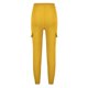 thumbnail image 4 of Gibobby Pantalones cargo para mujer Pantalones casuales de con múltiples bolsillos para damas Pantalones de cuerda con corsé de cintura elástica(Amarillo,G), 4 of 4