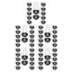 thumbnail image 3 of Injueey 1 Set Pirate Eye Patch Felt Blinder Blindfold Toy Eye Supply Matching Costume One Skeleton Elements for Household Kindergarten No.1 5Conjunto, 3 of 6