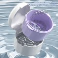 thumbnail image 4 of 2 pcs Denture Storage Box Denture Cleaner Container Denture Retainer Case Portable Double Layer Hollow Drain Braces Box, 4 of 5