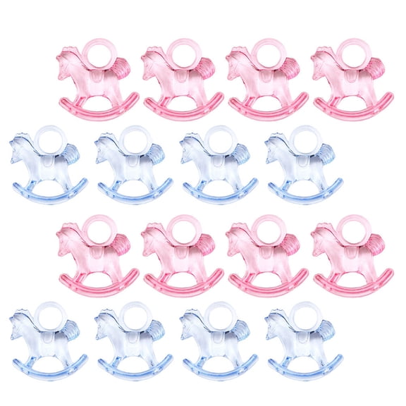 PBPBOX 48Pcs Acrylic Horse Figurines for Play and DIY Decoration for Families