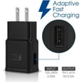 thumbnail image 2 of Adaptive Fast Charging Wall Charger Plug with USB Type C Cable for Acer Chromebook Tab 10, AFC Wall Charger + 4 ft Type-C Cable, 2 of 3
