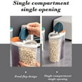 thumbnail image 5 of HongHeng Clearance Under $2.00 Kitchen Grains and Cereals with Lids Storage Jars Inside Compartments Transparent Sealing Jars Food Grade Dry Groceries Refrigerator Storage Boxes, 5 of 9
