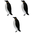 thumbnail image 1 of Paquete de 3 s de üino - Arte hecho a mano Escultura de üino Estatua de animal Adorno de decoración de escritorio coleccionable Zulema Pingüino artificial, 1 of 8