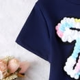 thumbnail image 5 of Rotm Toddler Girl Clothes Baby Girl Clothing Summer Outfit Little Matching Sleeveless Top Long Pants Set 2Pcs Blue,3-4 Years, 5 of 7