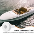 thumbnail image 3 of OULII 1Pcs Bol Rond en Abs Blanc pour Sortie de Vidange Marine Rv pour Bateau Yacht Bouchons Scupper, 3 of 8