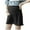Black, variant on SHTXOZHI Women's Maternity Stretch Shorts Over The Belly Pregnancy Lounge Shorts Under Dress Shorts