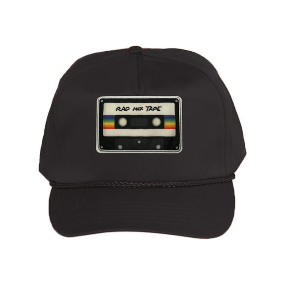 Gravity Threads Rad Mix Tape Patch Cotton Twill Cap - Black