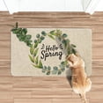 thumbnail image 6 of Spring Door Mat 30 X 17 Inch Hello Spring Eucalyptus Wreath Doormat Indoor Outdoor Entrance Floor Mat Non Slip Spring Decor Rubber Mats, 6 of 6
