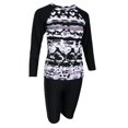 thumbnail image 1 of de con estampado abstracto para mujer musulmana, ropa de playa hindú islámica de manga larga, conjunto S Salvador Bañador de mujer musulmana, 1 of 10