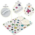 thumbnail image 3 of Yayeee Dish Drying Mat for Kitchen Counter 18"x24" Microfiber Absorbent Pad, Green Stars, 3 of 7