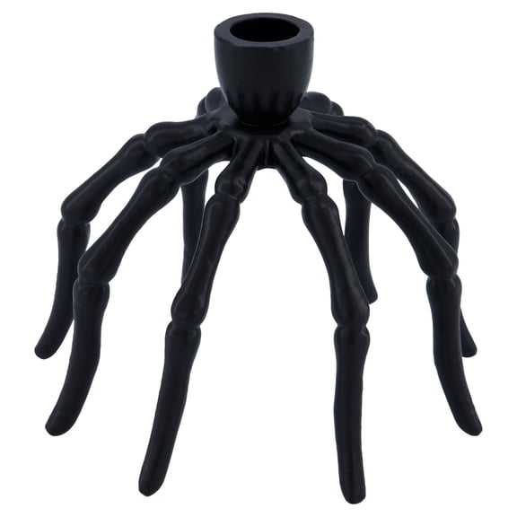 Metal Spider Candle Holder, Black, 5.25", Halloween by Way To Celebrate