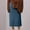 Navy, variant on Women's Winter Wool Skirt Mid Length Woolen Skirt Thick Skirt Petite Skirts for Women Sequined Skirts Skirt Short Skirt Ballet Skirt Women Satin Skirts for Women Crib Skirt Corduroy Skirts for Women
