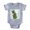 Heather Grey, variant on CafePress - Butterfly 9 - Cute Infant Baby Football Bodysuit